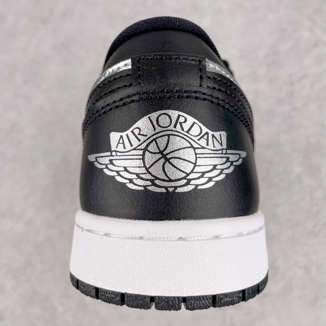 Jordan 1 Low SE Black Metallic Silver - vstockx