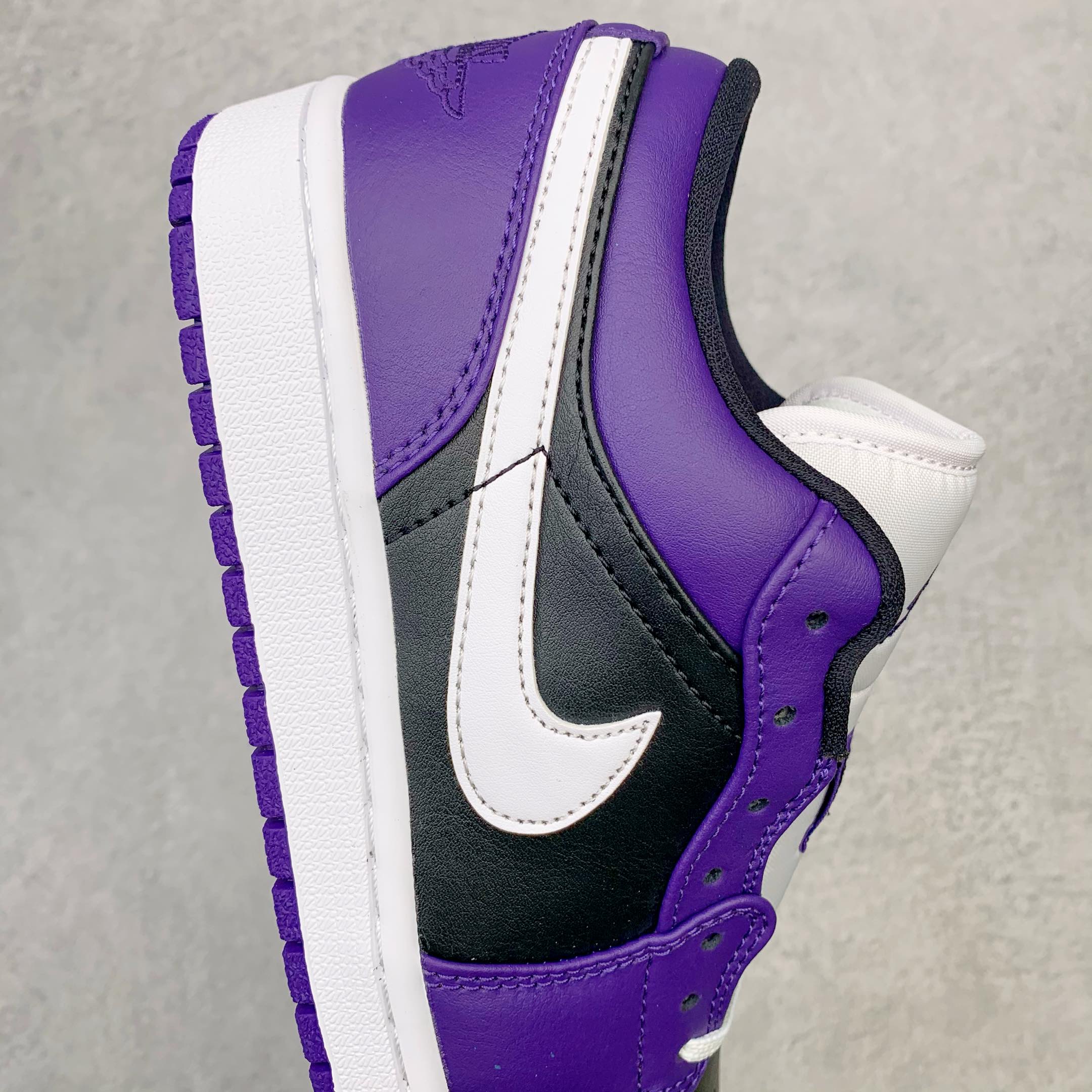 Jordan 1 Low Court Purple Black - vstockx