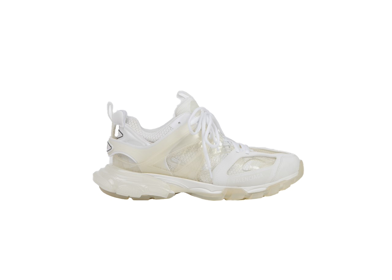 Balenciaga Track Clear Sole White - vstockx