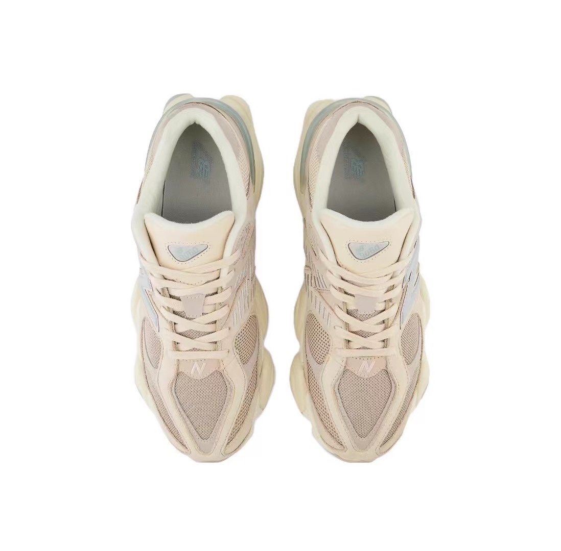 New Balance 9060 Ivory Cream Pink Sand - vstockx