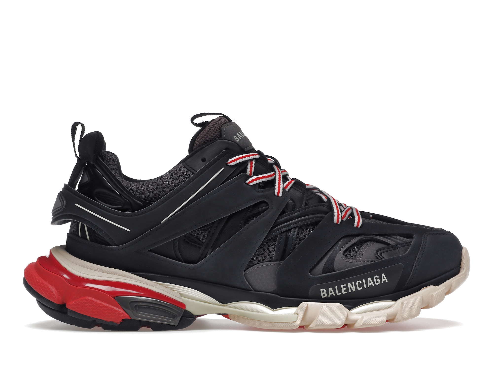 Balenciaga Track Black Grey Red - vstockx