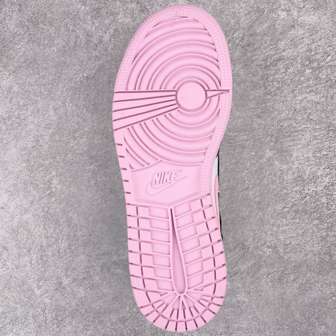 Jordan 1 Mid White Black Light Arctic Pink - vstockx