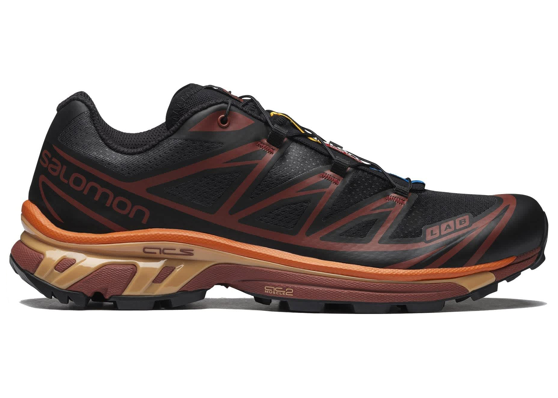 Salomon XT-6 Chocolate Plum Vibrant Orange - vstockx