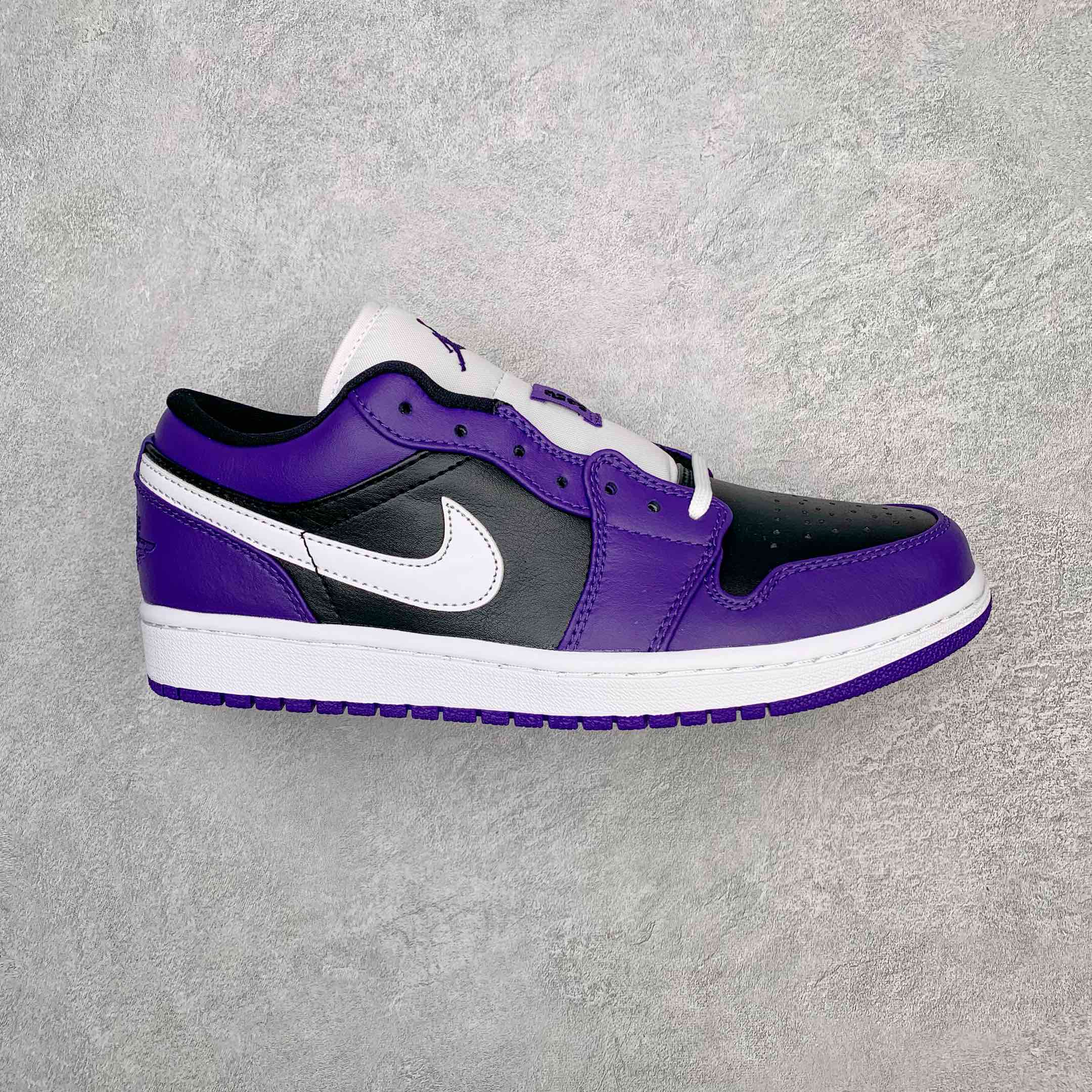 Jordan 1 Low Court Purple Black - vstockx