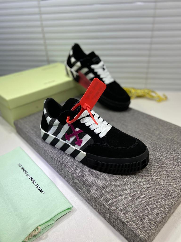 OFF-WHITE Vulc Low Stripe Violet SS20 - vstockx