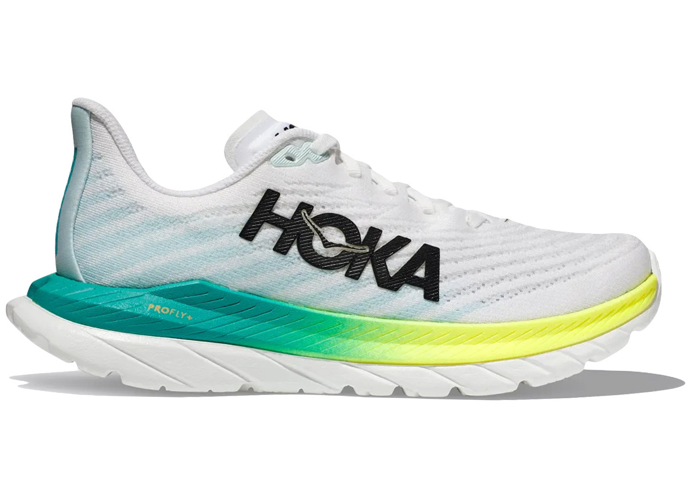 Hoka One One Mach 5 White Blue Glass (Women's) - vstockx