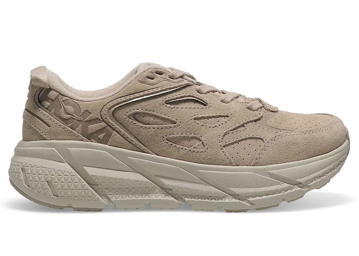 Hoka One One Clifton L Suede Simply Taupe Pumice Stone (All Gender) - vstockx