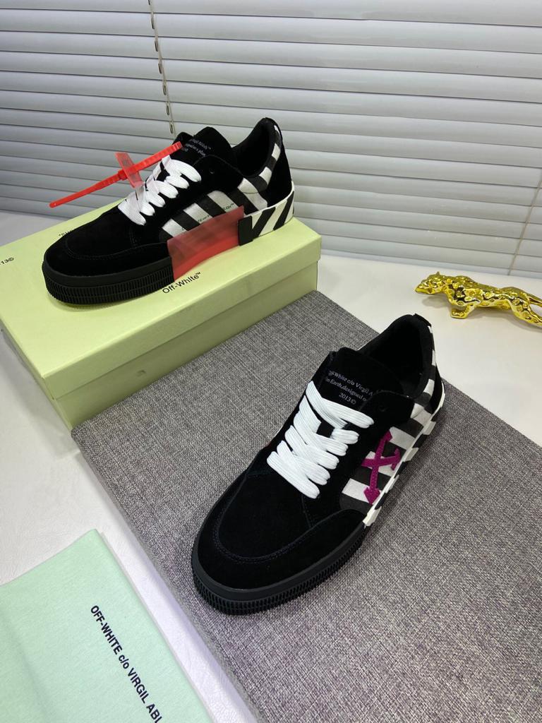 OFF-WHITE Vulc Low Stripe Violet SS20 - vstockx