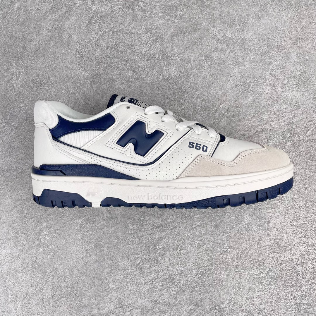 New Balance 550 Navy Blue - vstockx