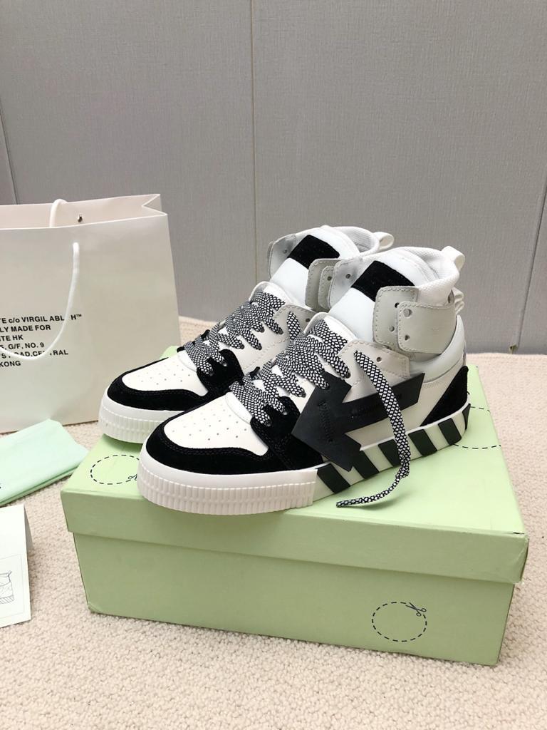 OFF-WHITE Vulc High White Black - vstockx