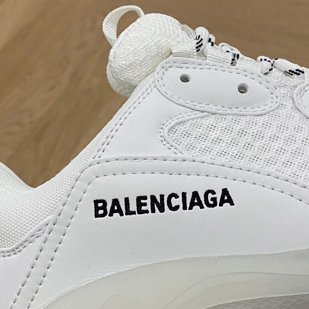 Balenciaga Triple S Clear Sole White - vstockx
