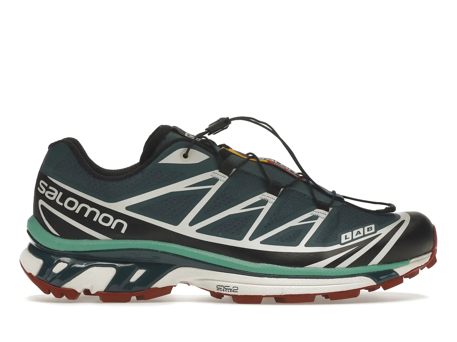 Salomon XT-6 Deep Teal Biking Red - vstockx