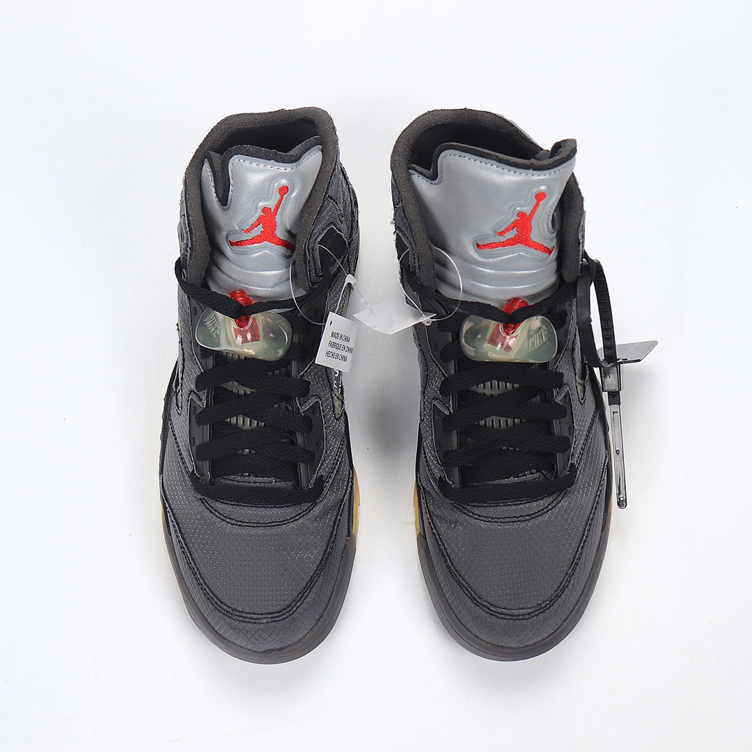 Jordan 5 Retro Off-White Black - vstockx