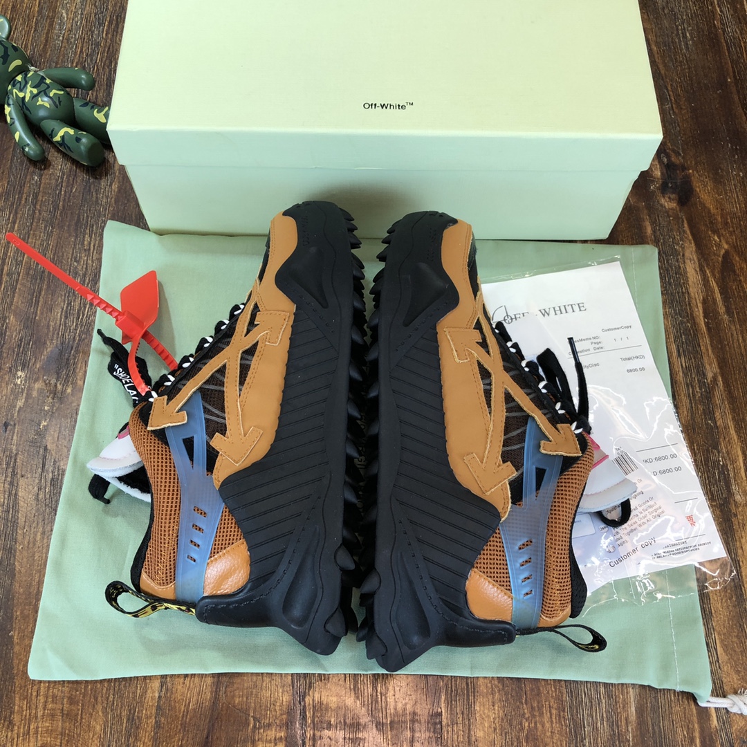 Off-White Odsy-1000 Khaki Brown - vstockx
