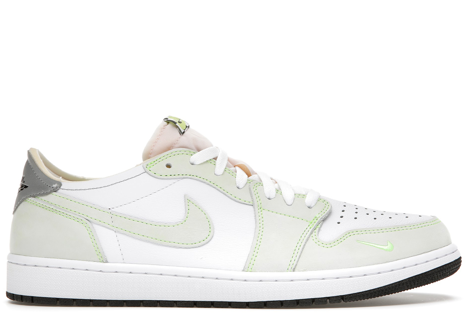 Jordan 1 Retro Low White Ghost Green Black - vstockx