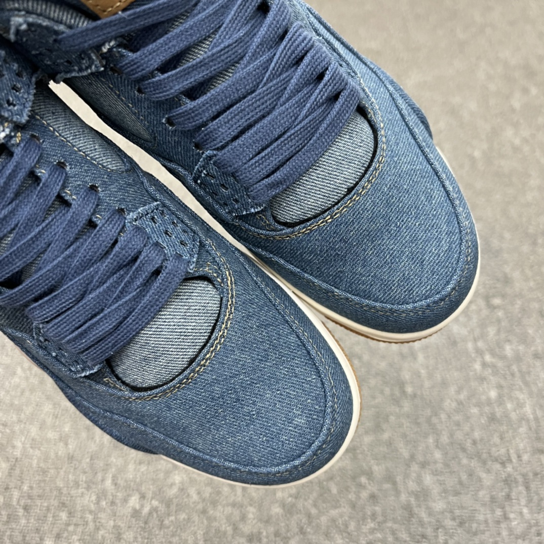 Jordan 4 Retro Levi's Denim (Tag with Levi's Logo) - vstockx