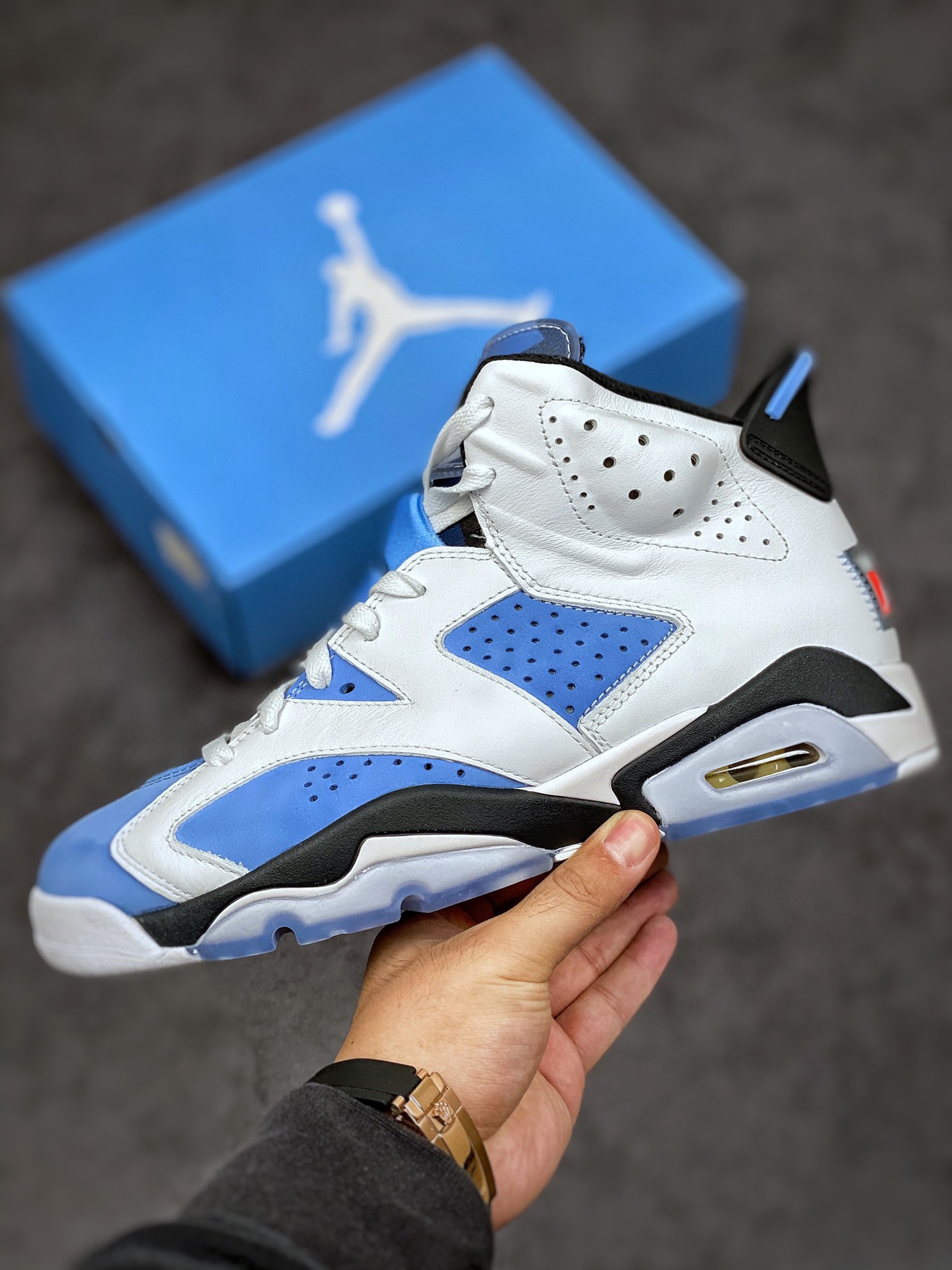Jordan 6 Retro UNC White - vstockx
