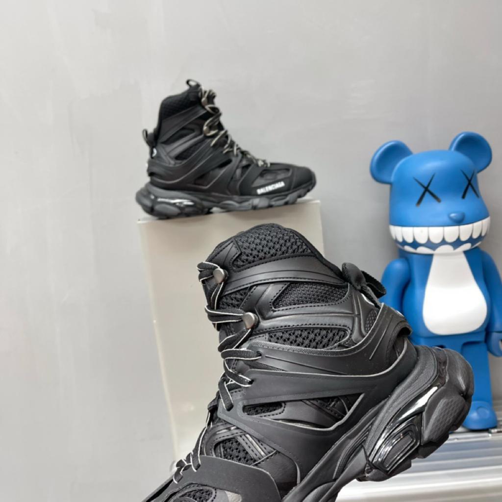Balenciaga Track Hike Black Black White - vstockx