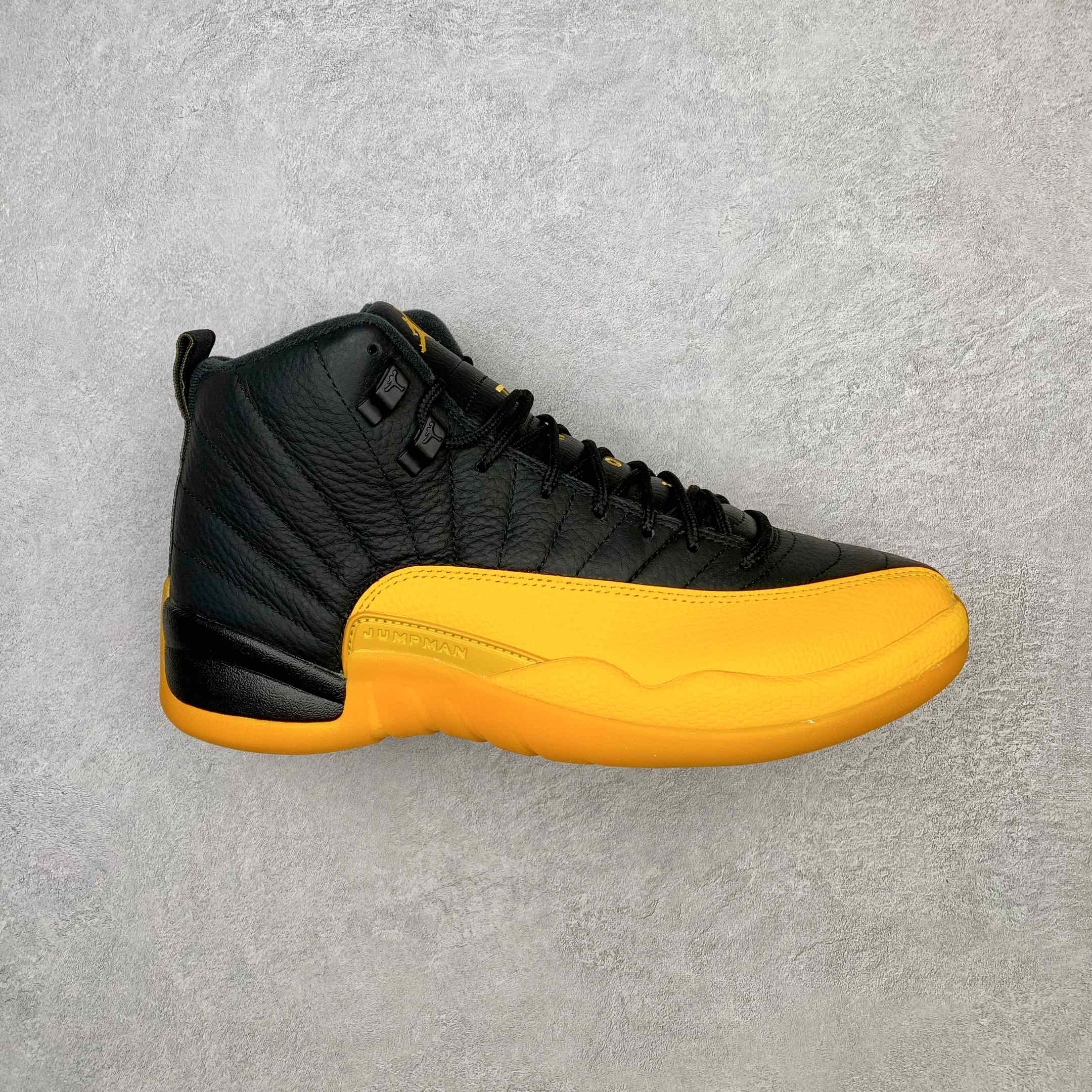 Jordan 12 Retro Black University Gold - vstockx