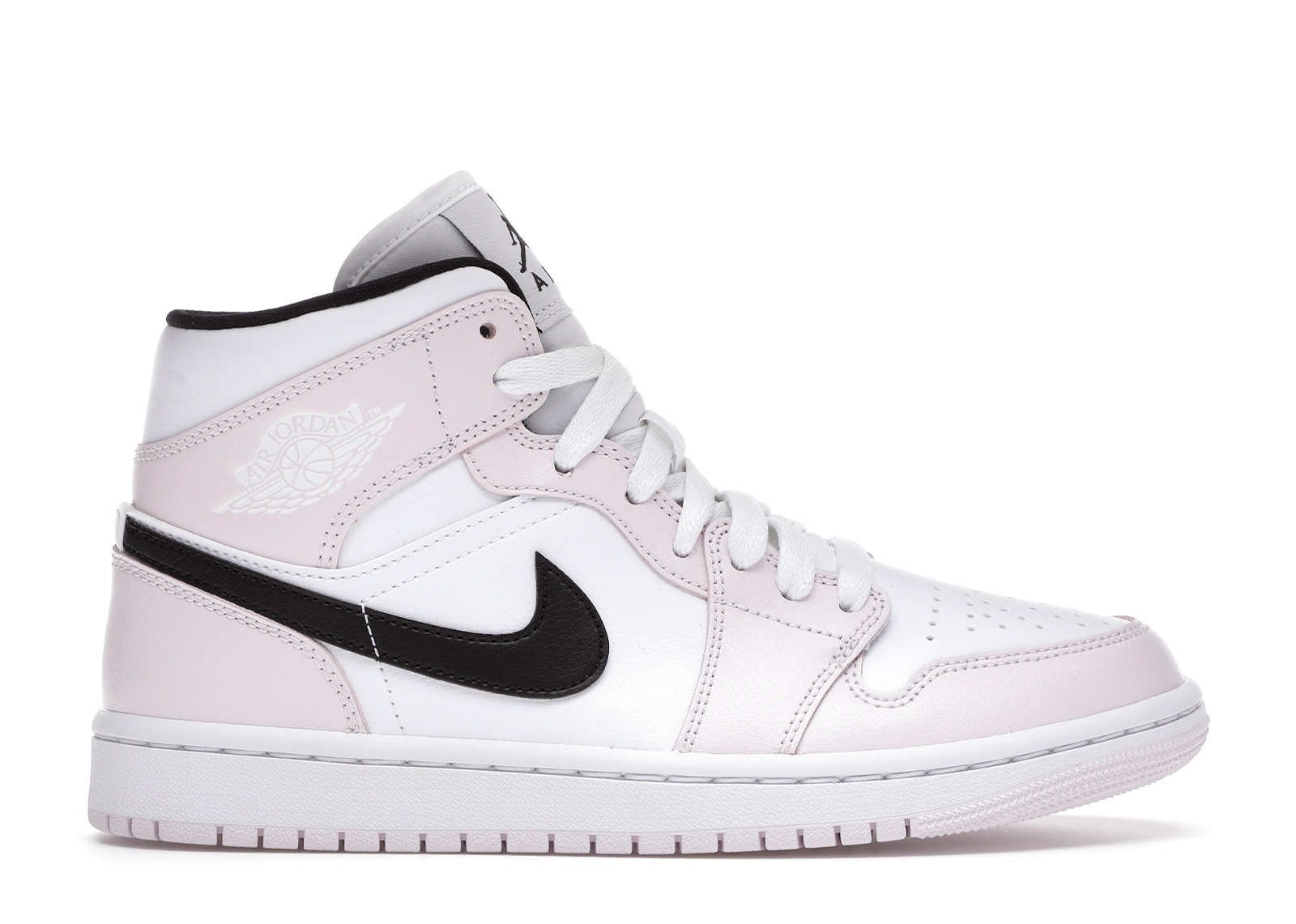 Jordan 1 Mid Barely Rose - vstockx