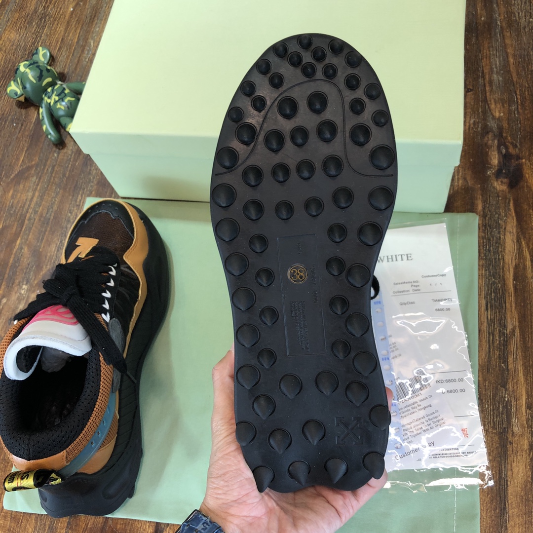 Off-White Odsy-1000 Khaki Brown - vstockx