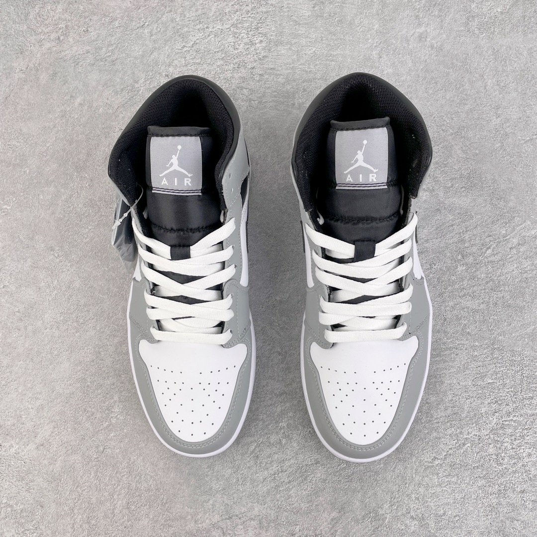 Jordan 1 Mid Light Smoke Grey Anthracite - vstockx