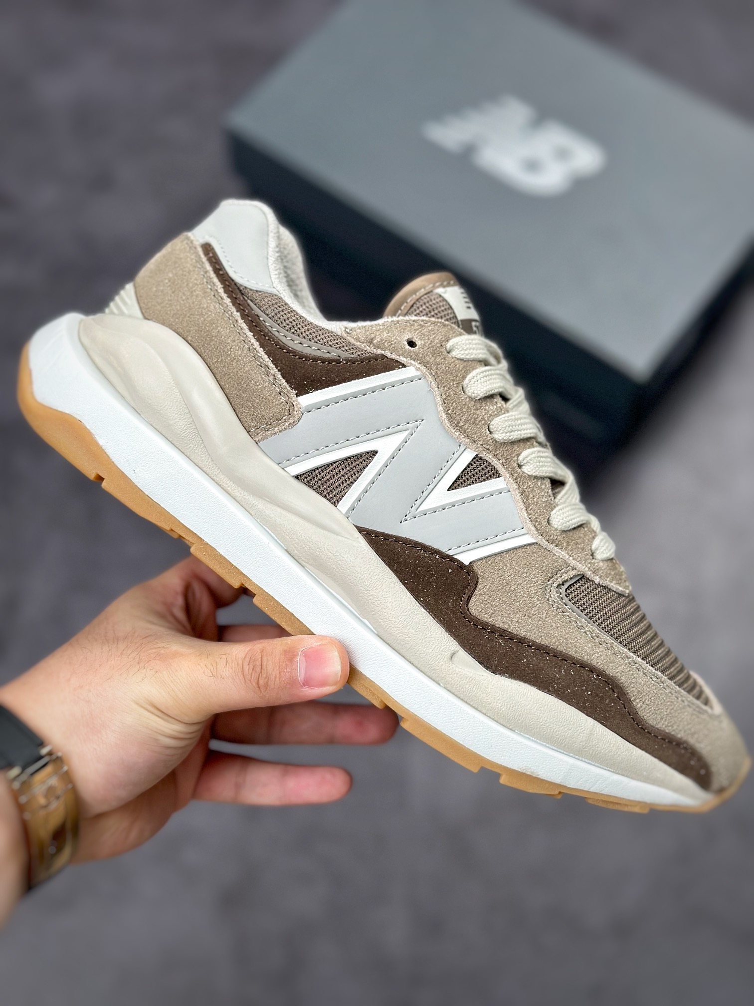 New Balance 57/40 Mushroom Black Coffee - vstockx