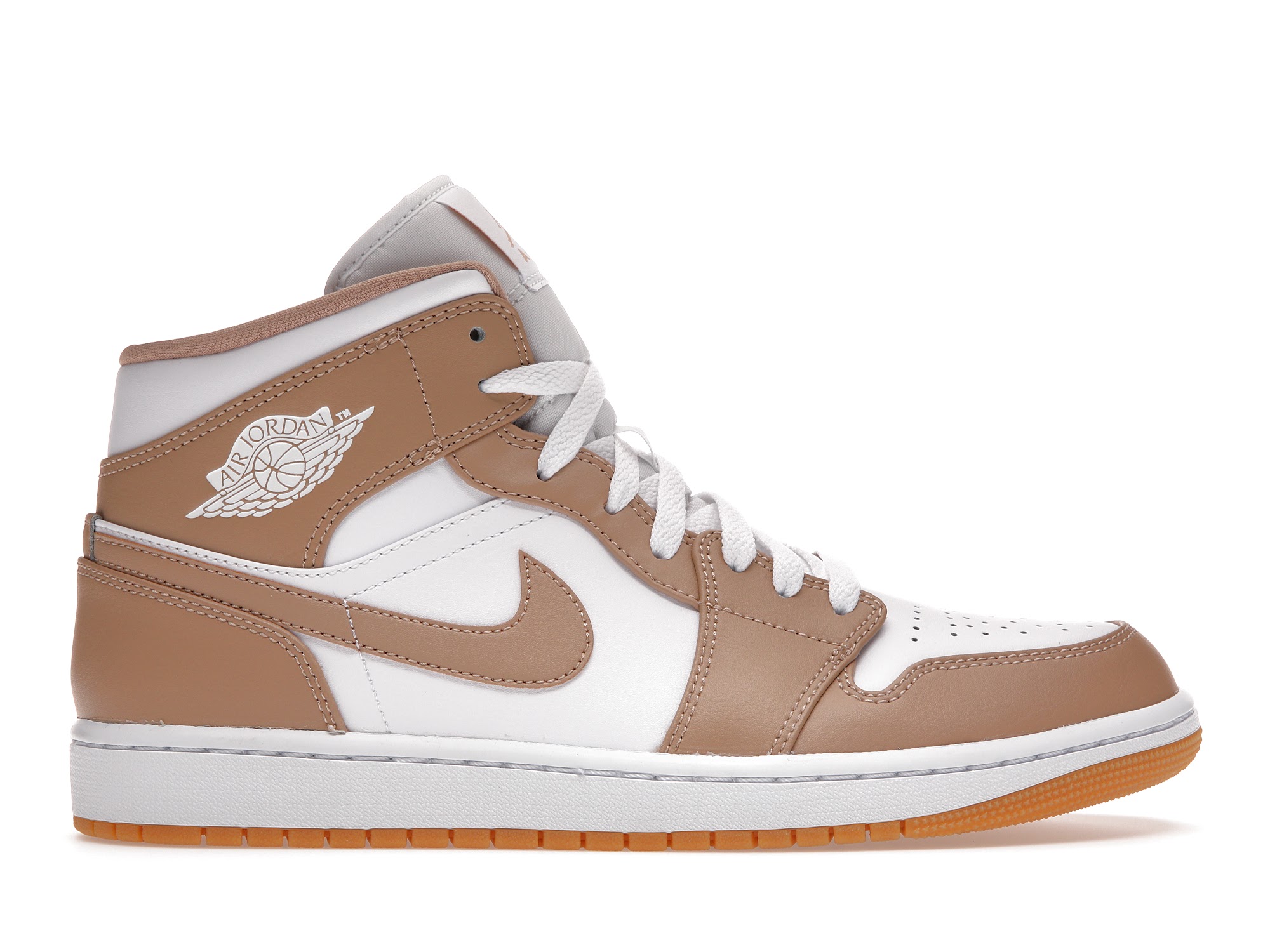 Jordan 1 Mid Tan Gum - vstockx