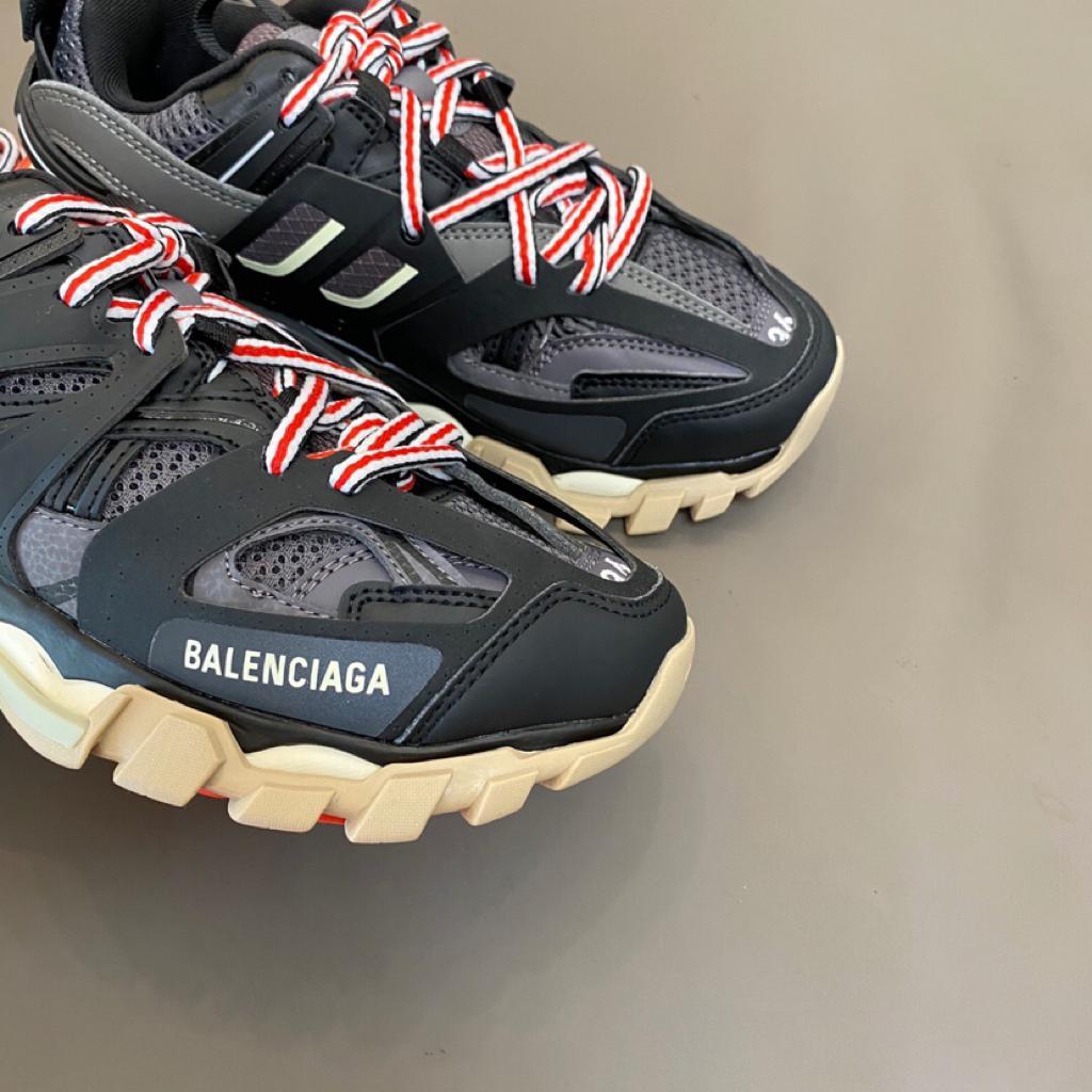 Balenciaga Track Black Grey Red - vstockx