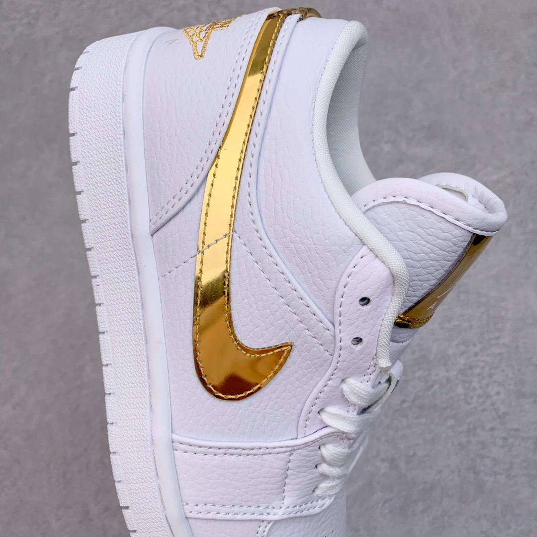 Jordan 1 Low White Metallic Gold (W) - vstockx