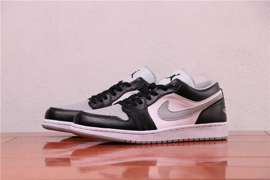 Jordan 1 Low Black White Grey - vstockx
