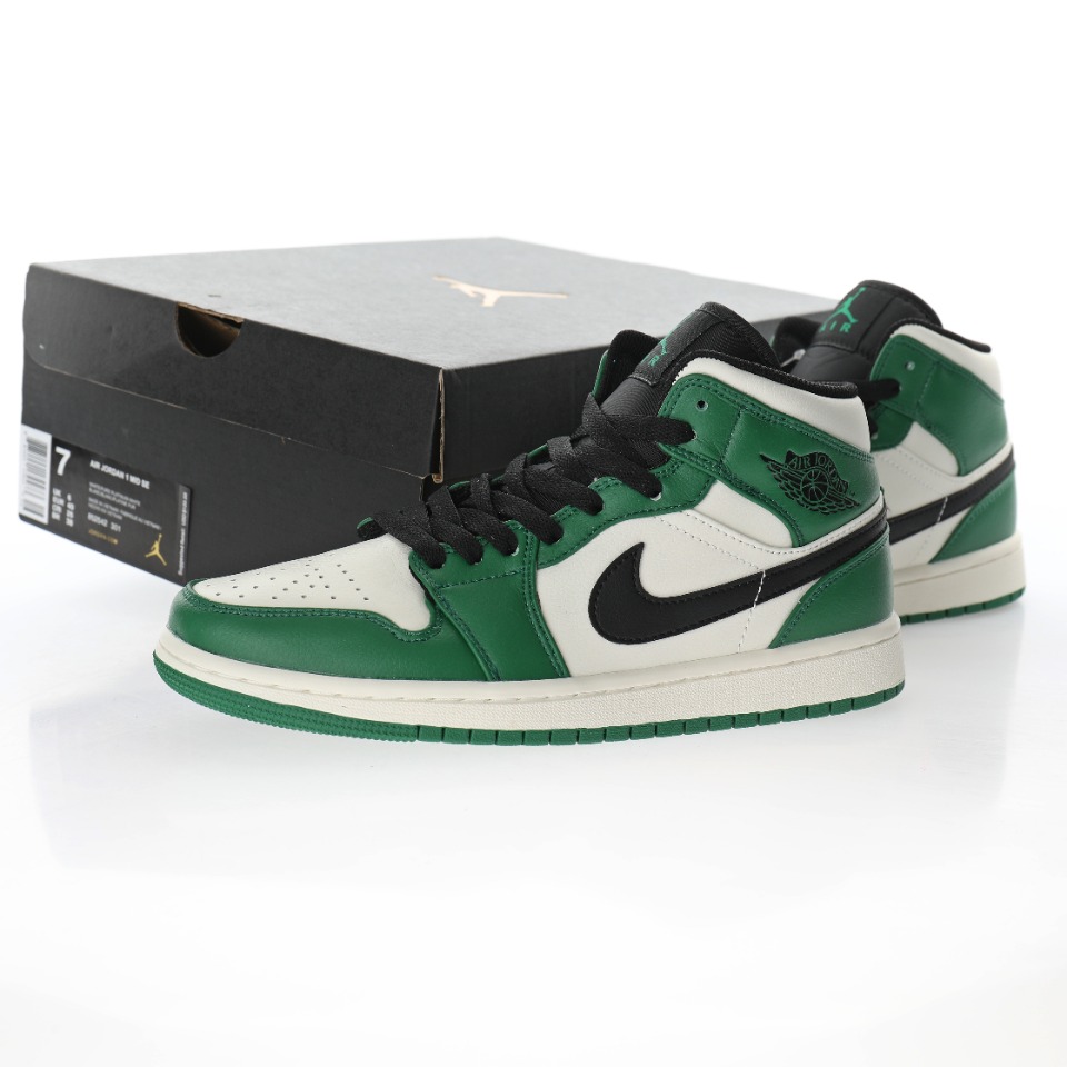 Jordan 1 Mid Pine Green - vstockx