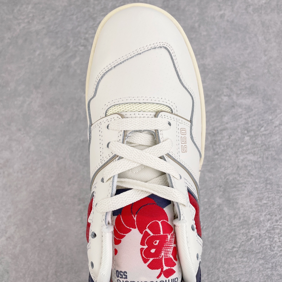 New Balance 550 Aime Leon Dore White Navy Red - vstockx