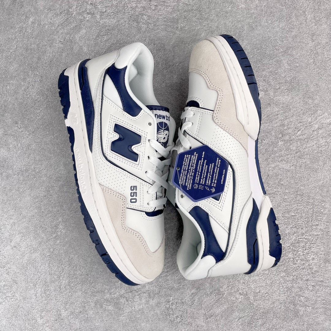 New Balance 550 Navy Blue - vstockx
