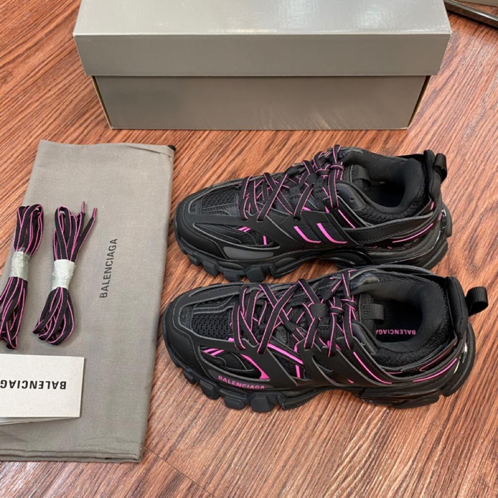Balenciaga Track Washed Black Pink (W) - vstockx