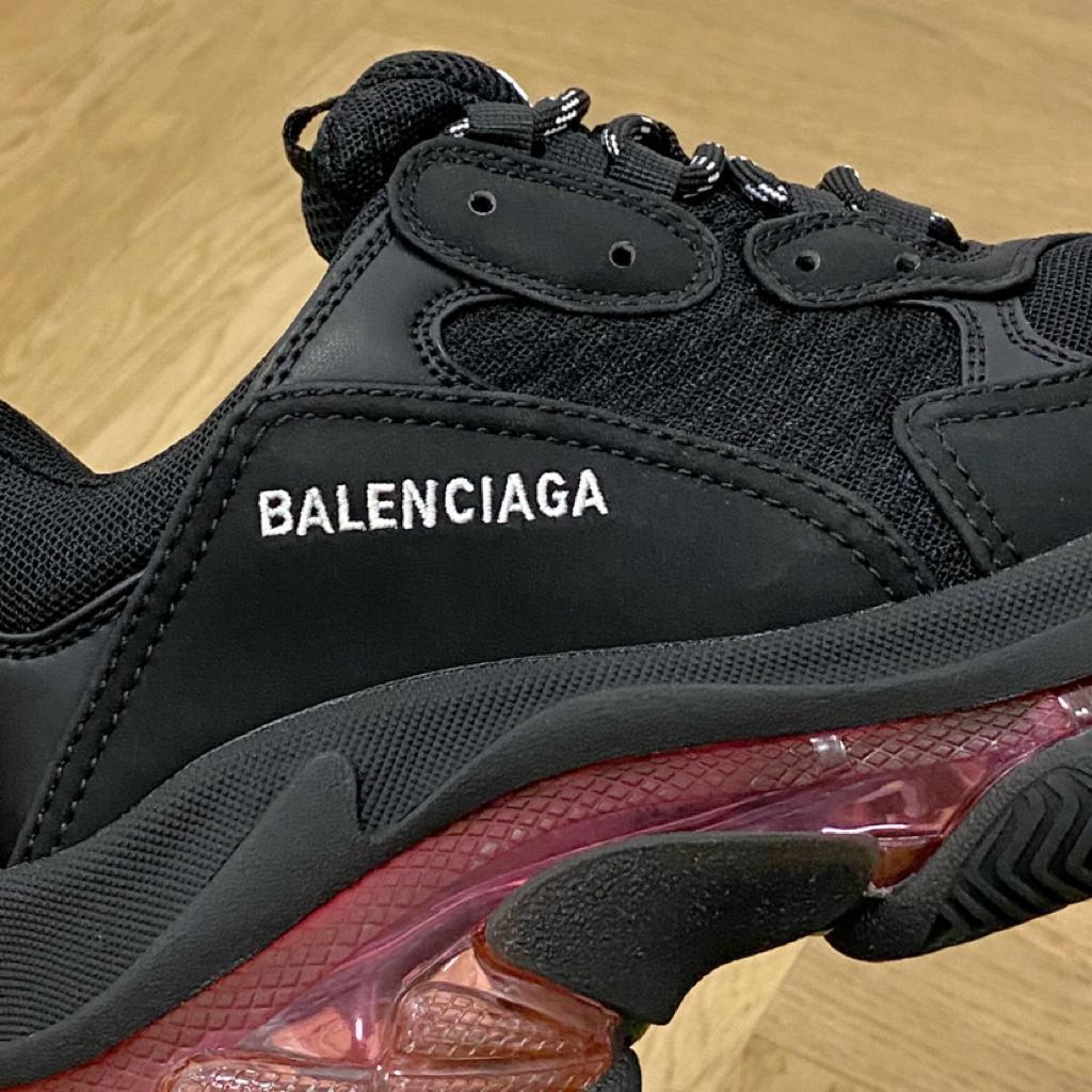 Balenciaga Triple S Clear Sole Neon Pink - vstockx
