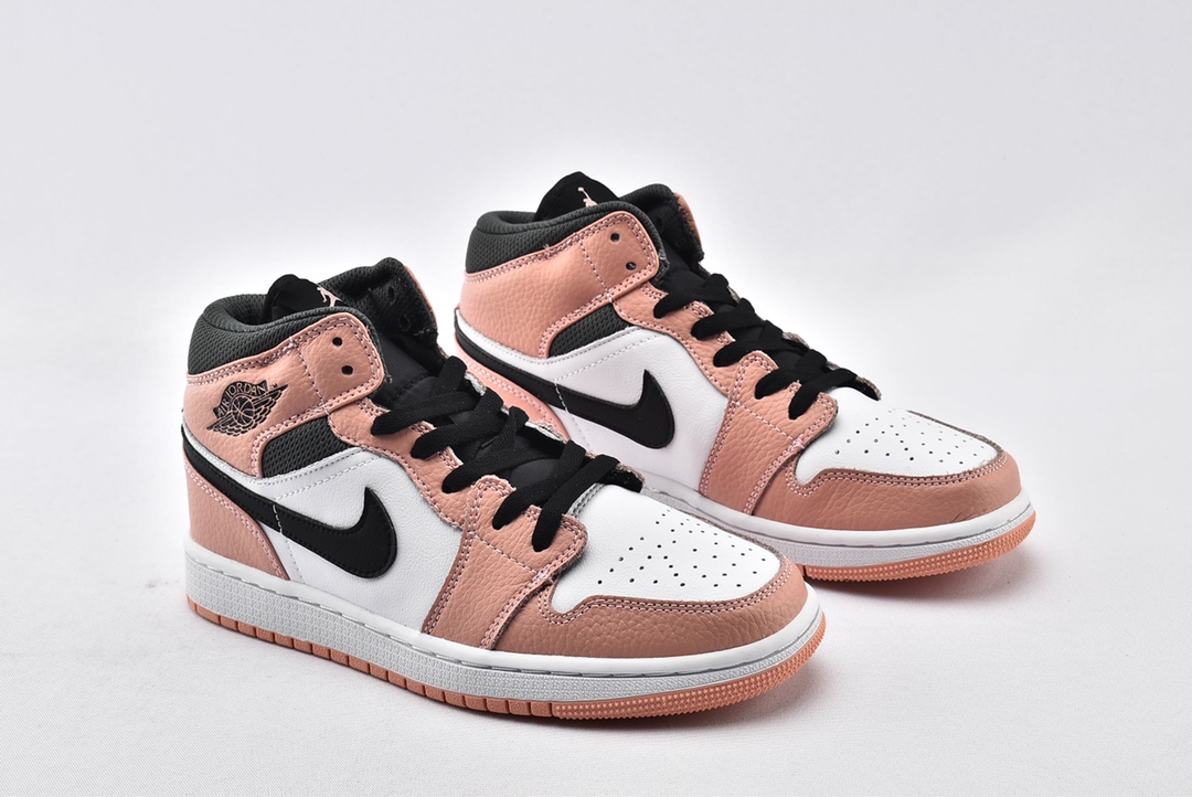 Jordan 1 Mid Pink Quartz - vstockx