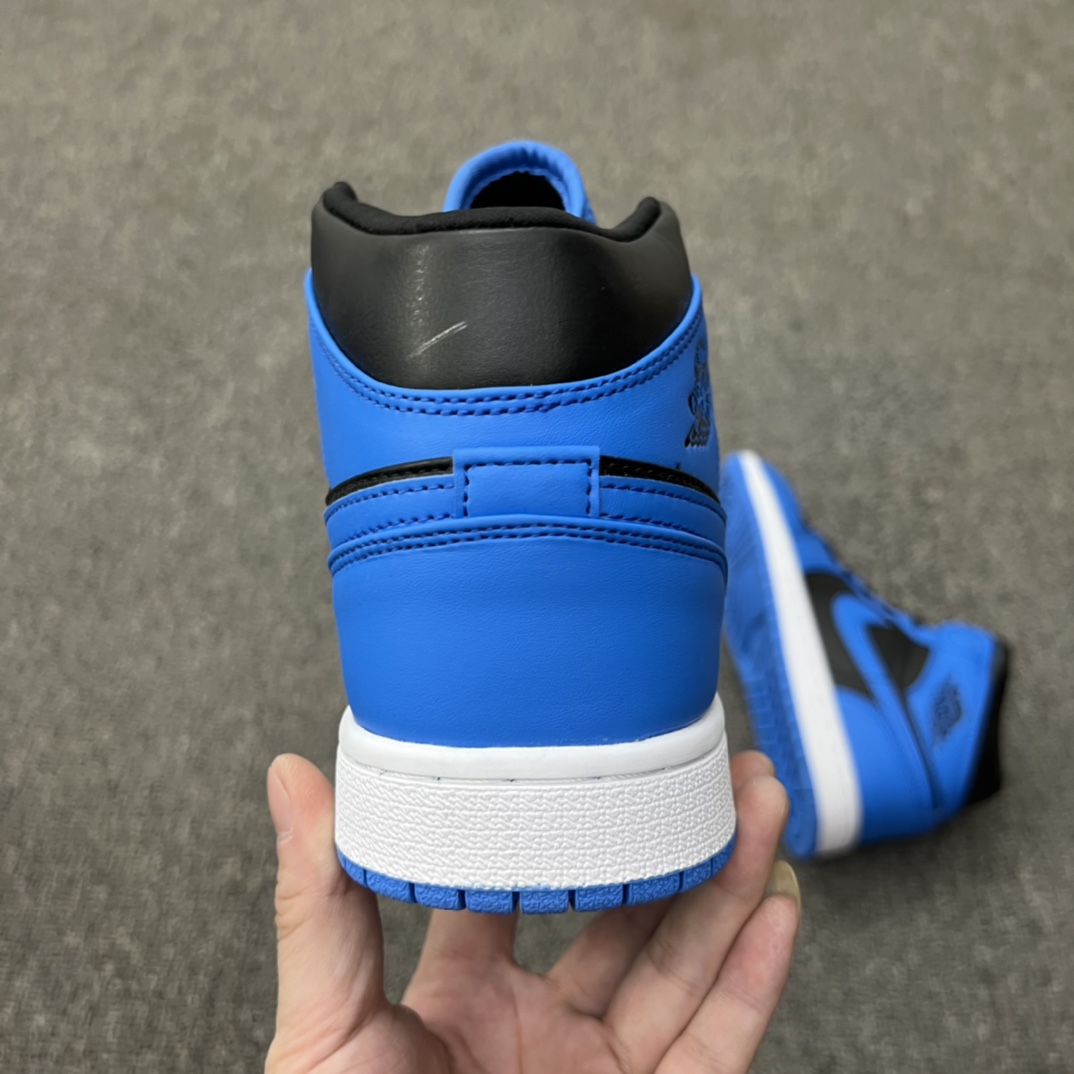 Jordan 1 Mid University Blue Black - vstockx