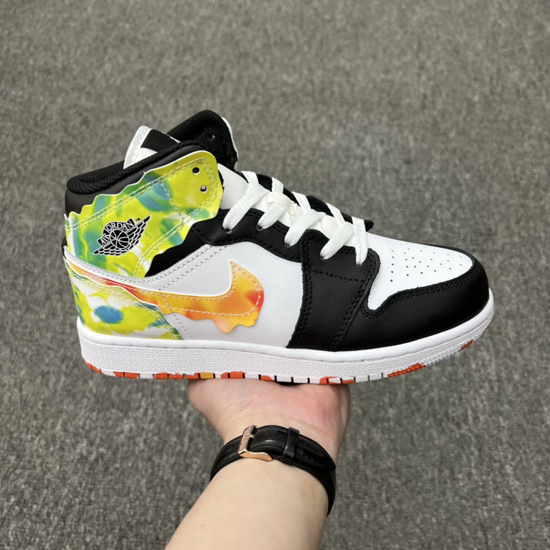 Jordan 1 Mid SE Slim Vortex (GS) - vstockx