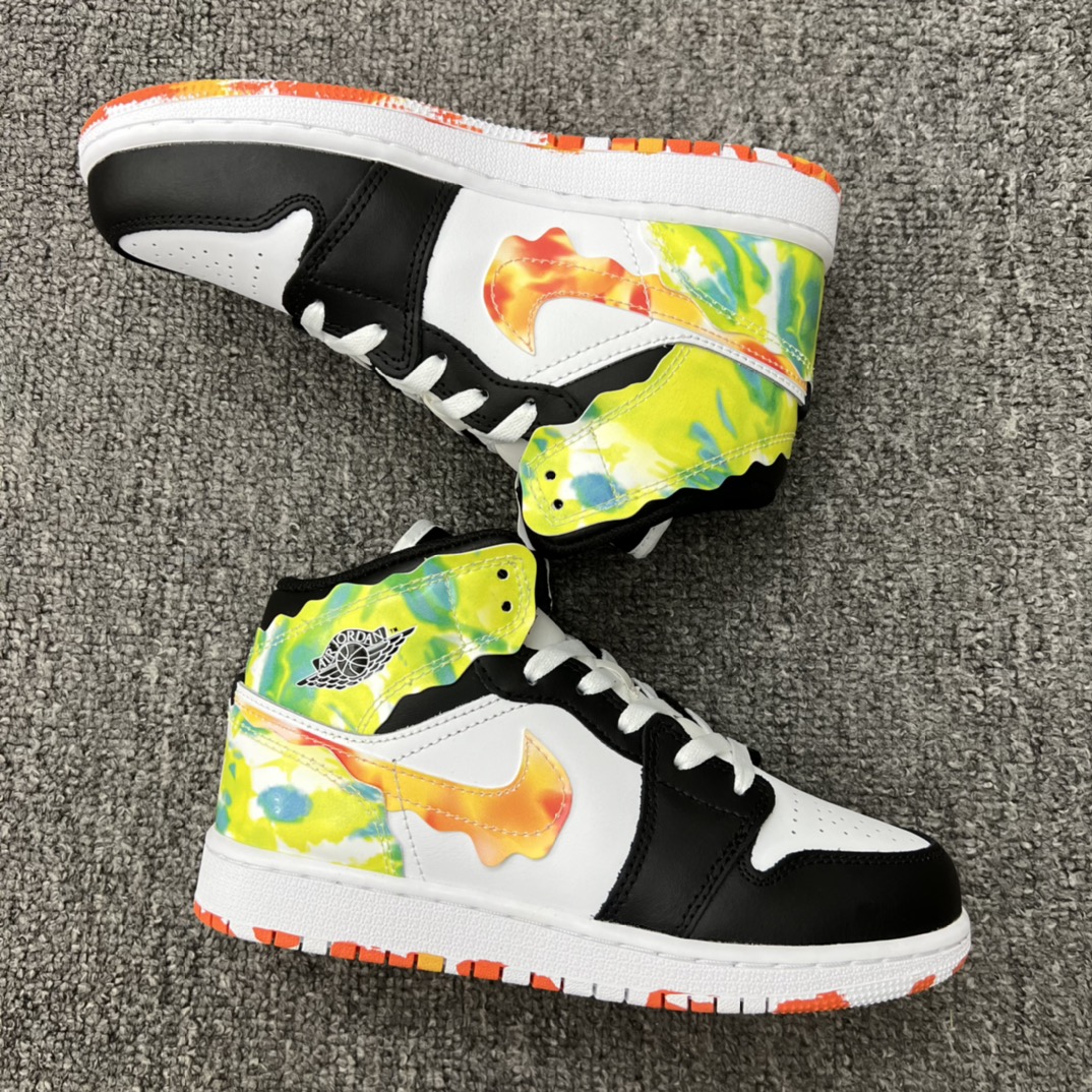 Jordan 1 Mid SE Slim Vortex (GS) - vstockx