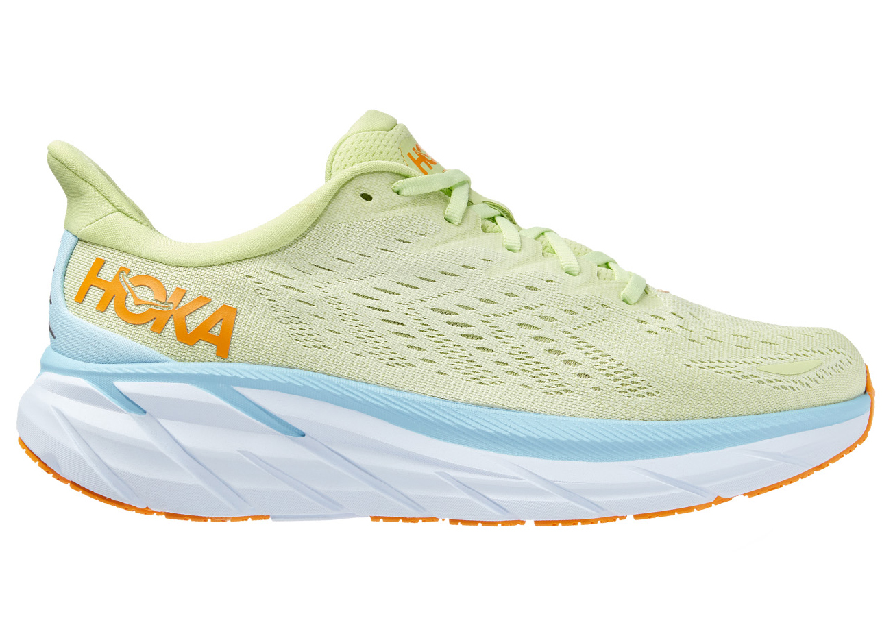 Hoka One One Clifton 8 Butterfly Yellow Summer Song - vstockx