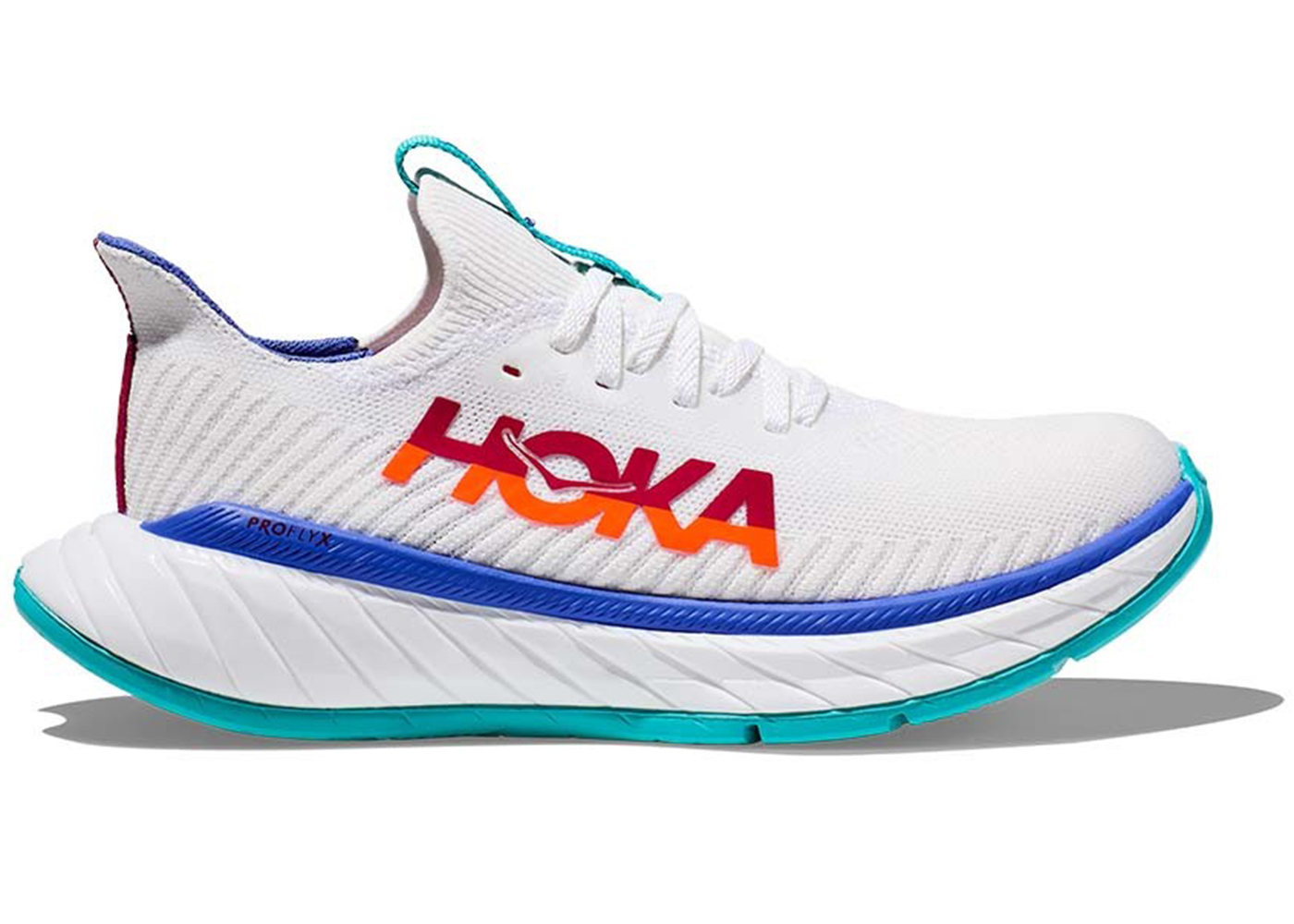 Hoka One One Carbon X 3 White Flame - vstockx