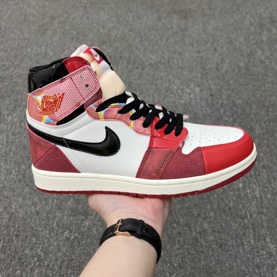 Jordan 1 High OG Spider-Man Across the Spider-Verse - vstockx