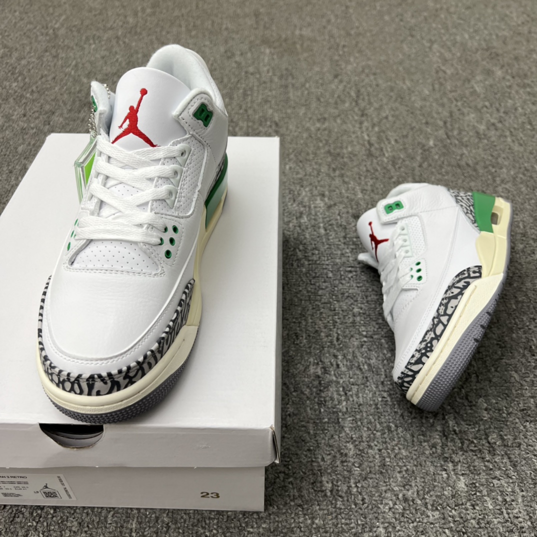 Jordan 3 Retro Lucky Green (Women's) - vstockx