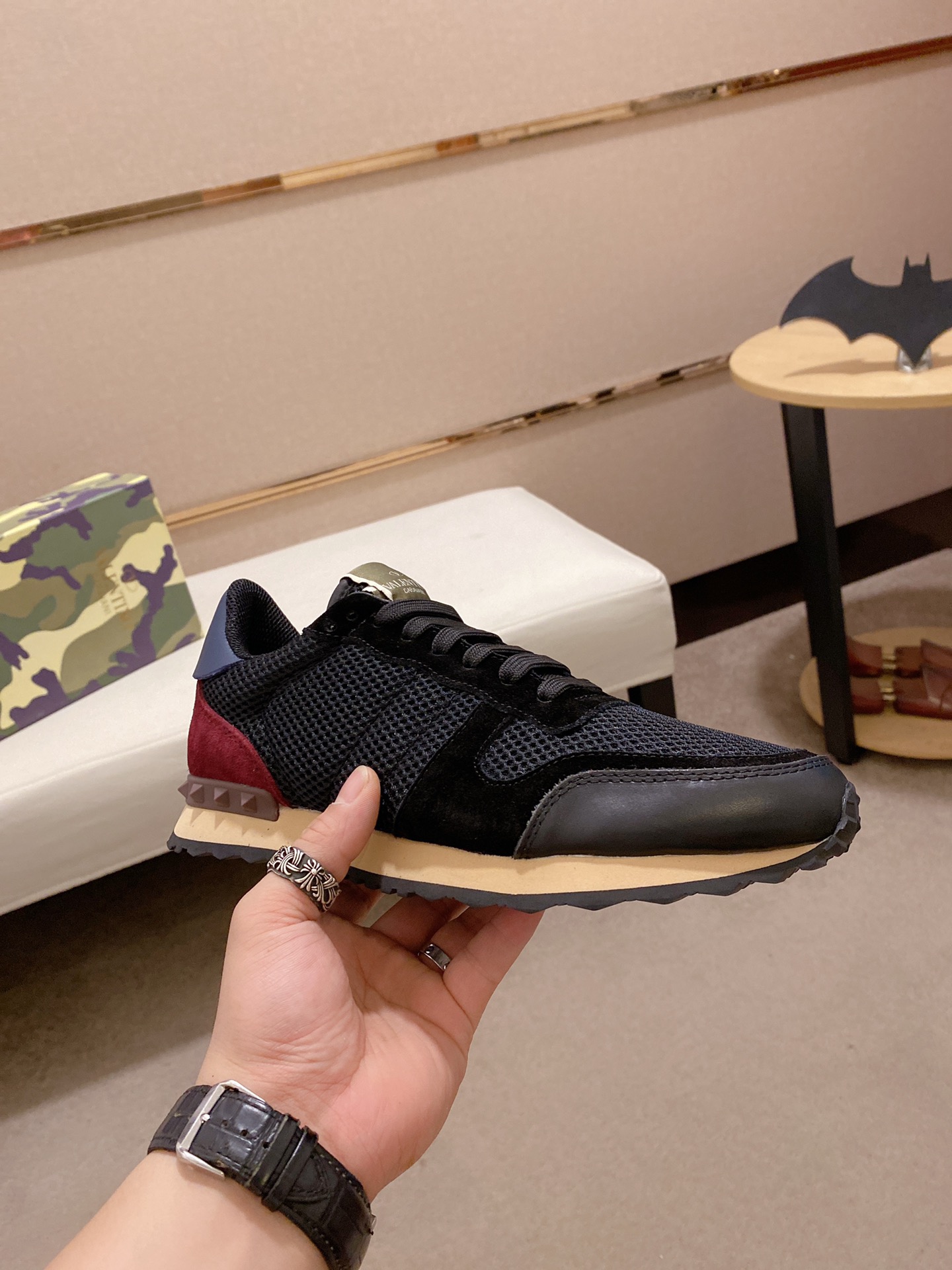 Valentino Garavani Rockrunner camouflage-print sneakers 13 - vstockx