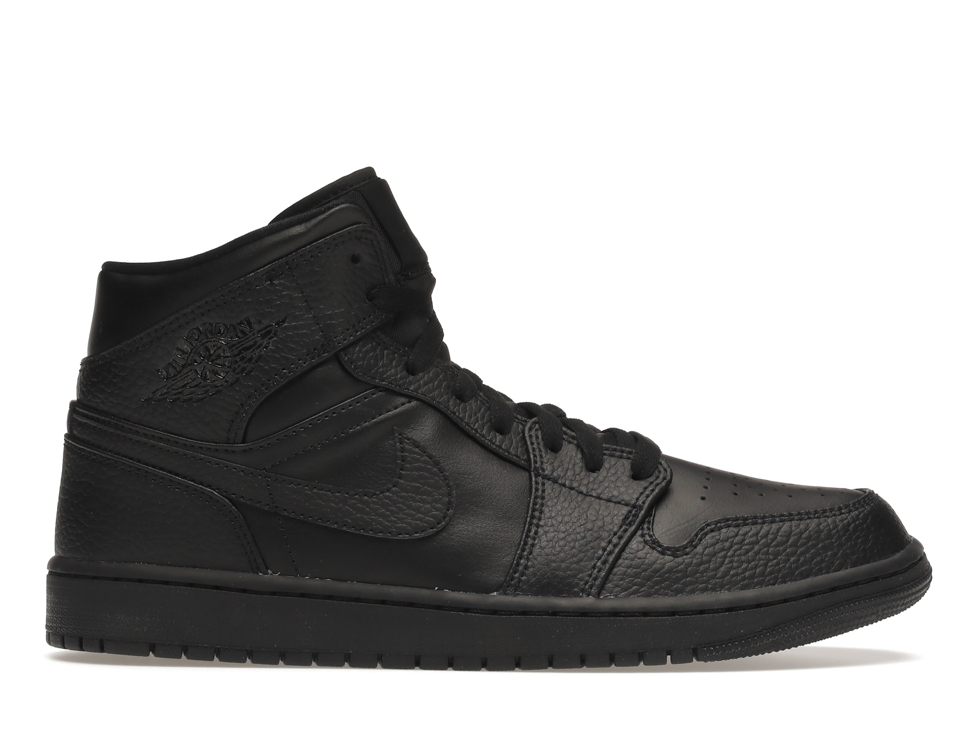 Jordan 1 Mid Triple Black - vstockx