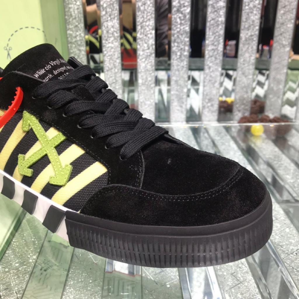 OFF-WHITE Vulc Low Black Yellow Green - vstockx