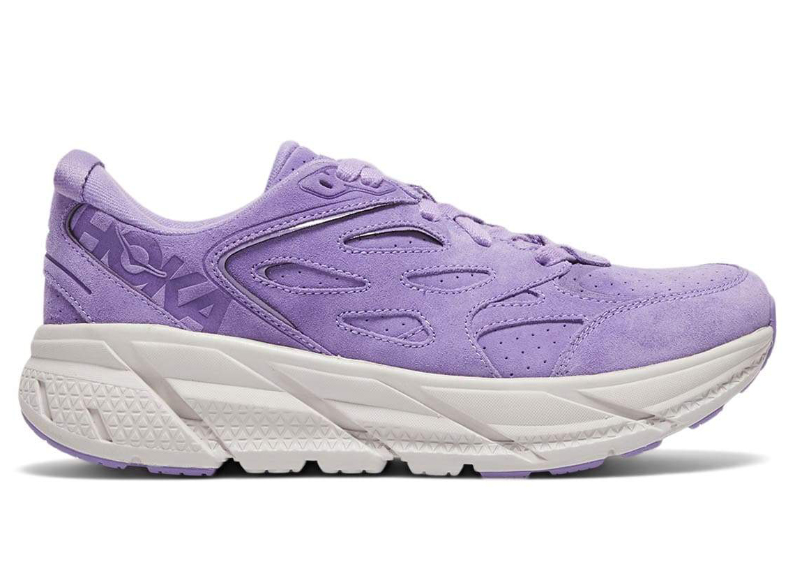 Hoka One One Bondi L Suede Chalk Violet Lilac Ash (All Gender) - vstockx