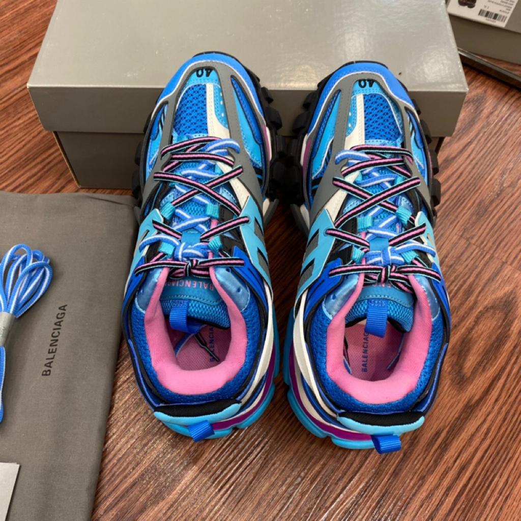 Balenciaga Track Runners Blue (W) - vstockx