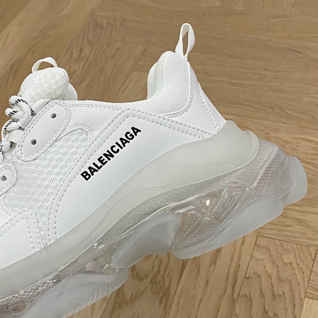 Balenciaga Triple S Clear Sole White - vstockx